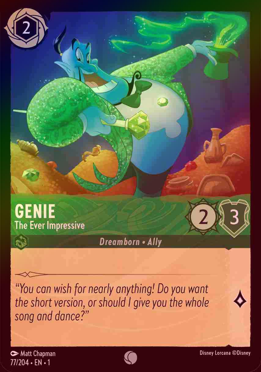 【FOIL】Genie - The Ever Impressive [1ST-077/204-C]