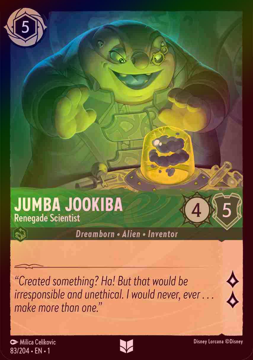 【FOIL】Jumba Jookiba - Renegade Scientist [1ST-083/204-U]
