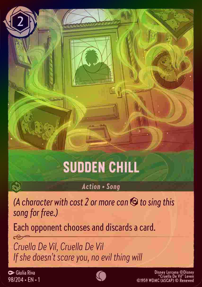 【FOIL】Sudden Chill [1ST-098/204-C]