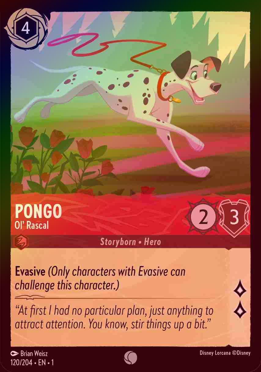 【FOIL】Pongo - Ol’ Rascal [1ST-120/204-C]