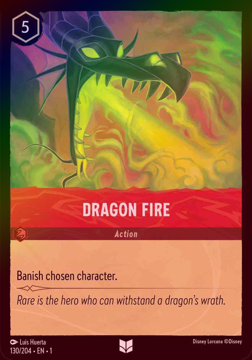 【FOIL】Dragon Fire [1ST-130/204-U]