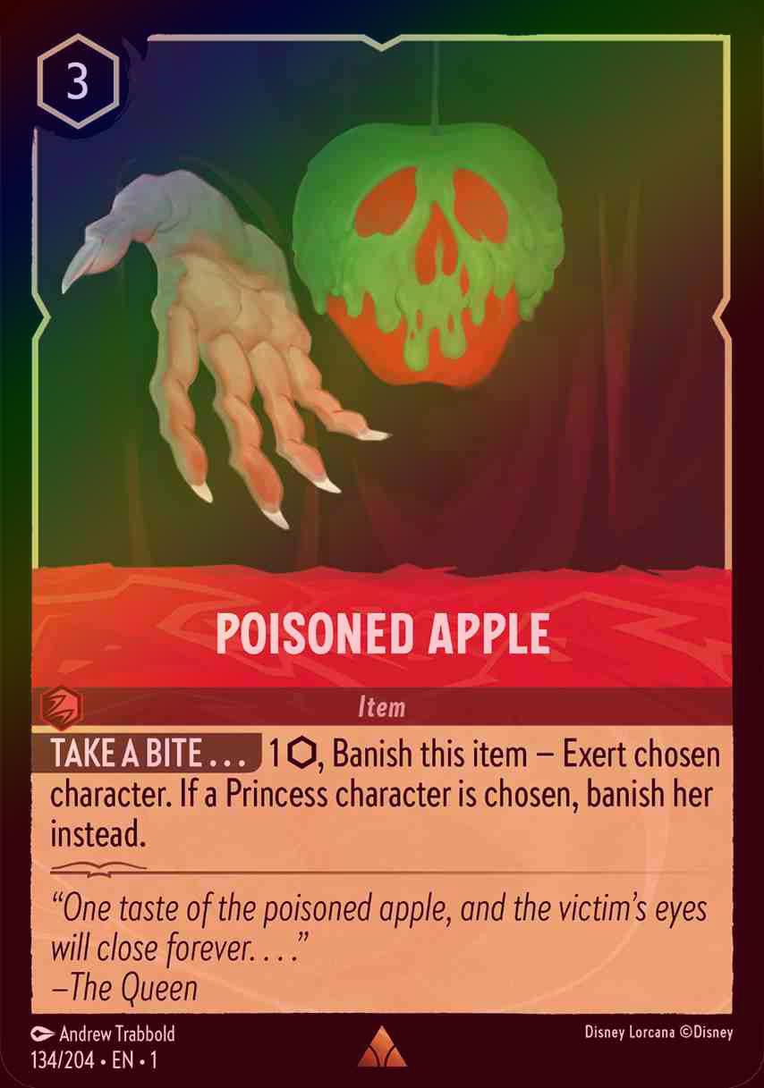 【FOIL】Poisoned Apple [1ST-134/204-R]