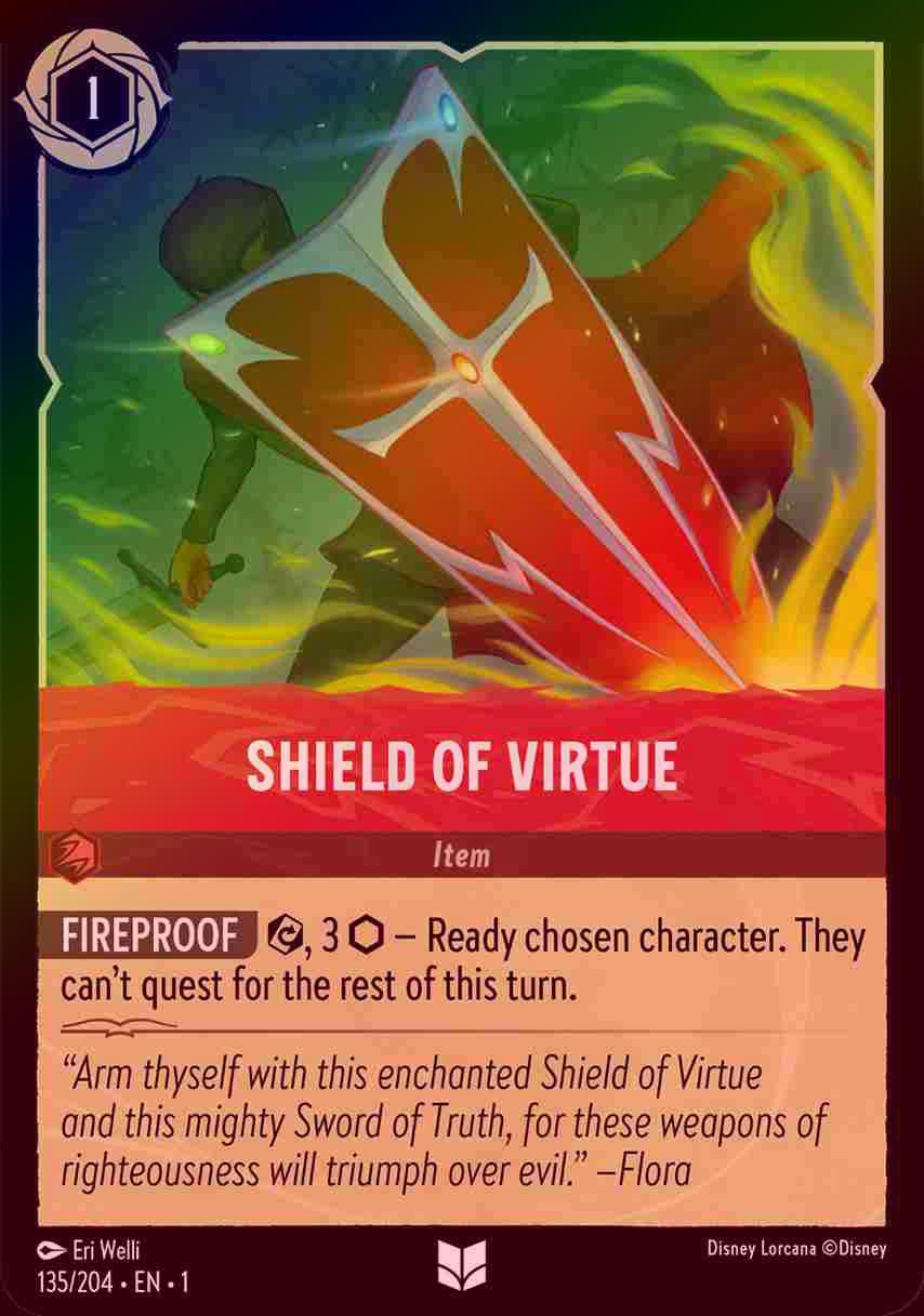 【FOIL】Shield Of Virtue [1ST-135/204-U]