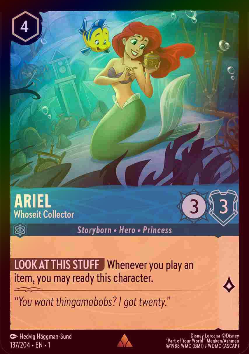 【FOIL】Ariel - Whoseit Collector [1ST-137/204-R]