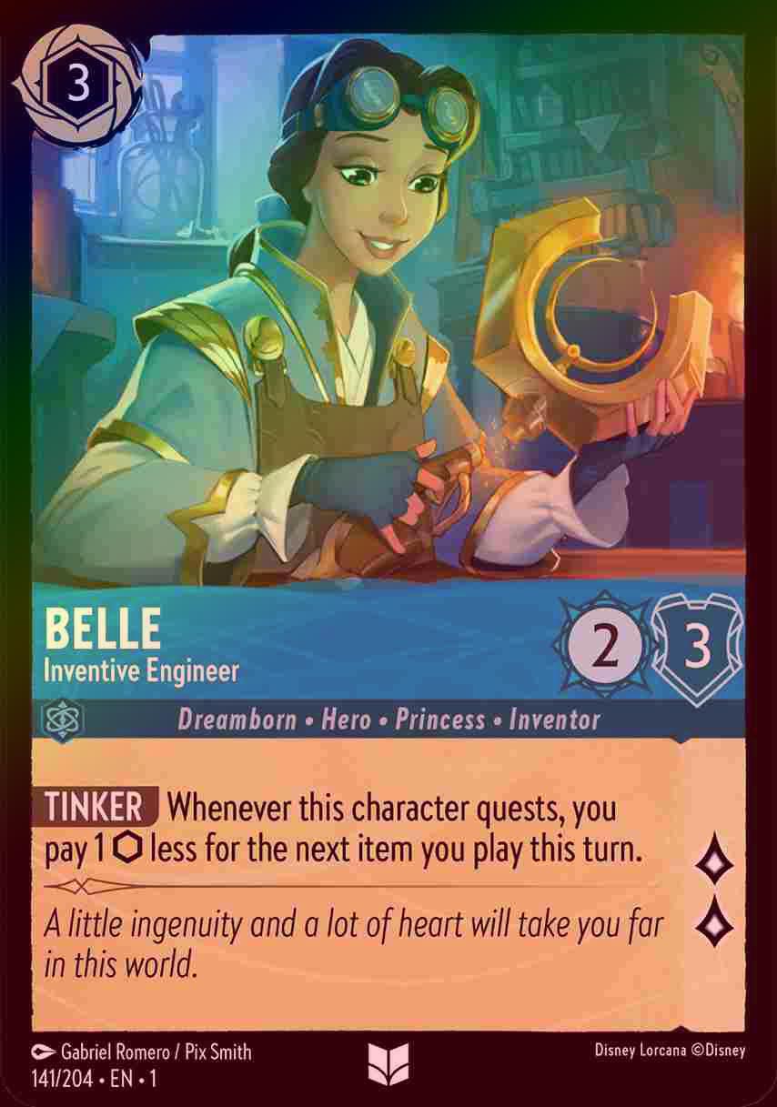 【FOIL】Belle - Inventive Engineer [1ST-141/204-U]