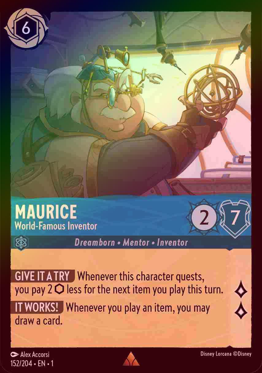 【FOIL】Maurice - World-Famous Inventor [1ST-152/204-R]