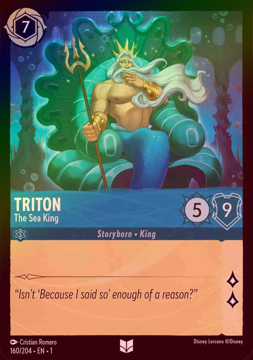 【FOIL】Triton - The Sea King [1ST-160/204-U]