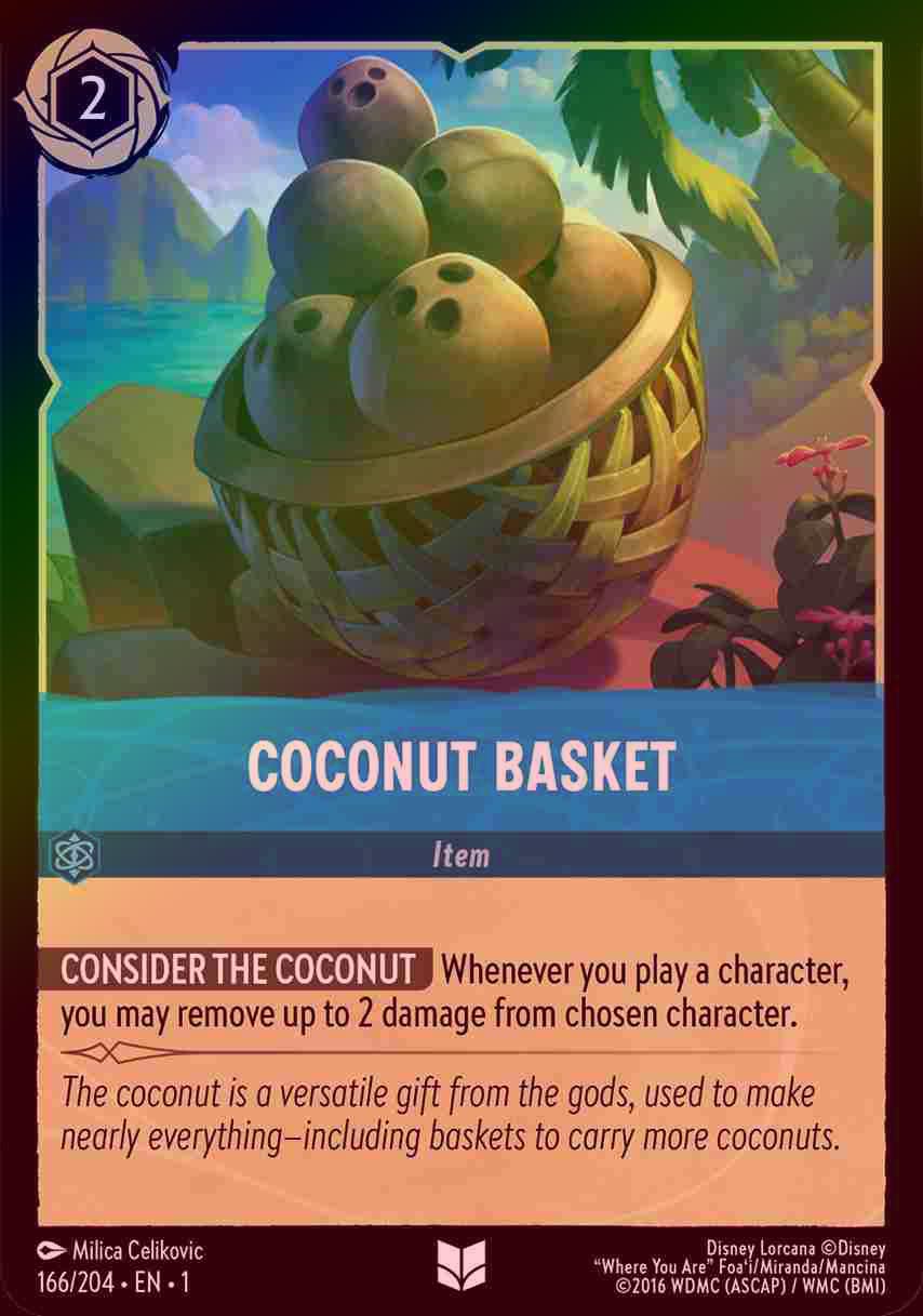 【FOIL】Coconut Basket [1ST-166/204-U]