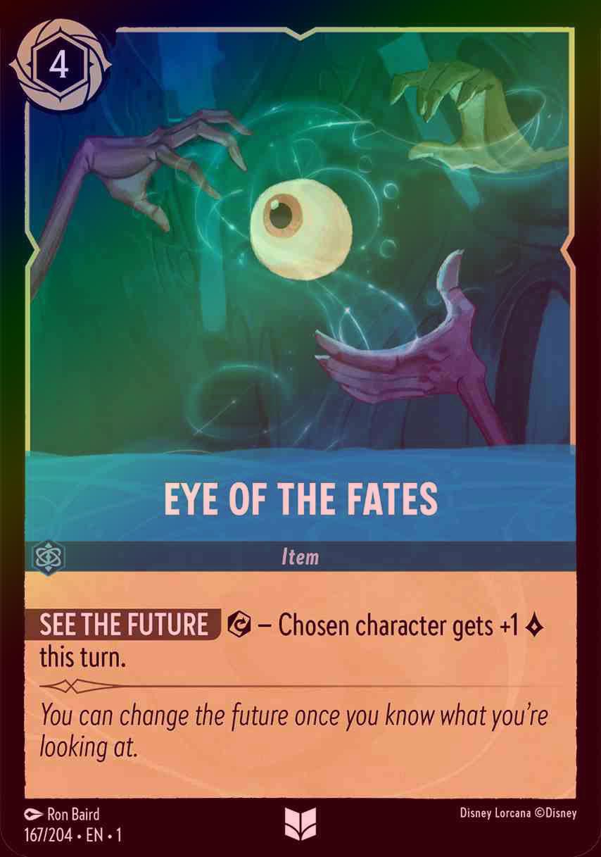 【FOIL】Eye of the Fates [1ST-167/204-U]