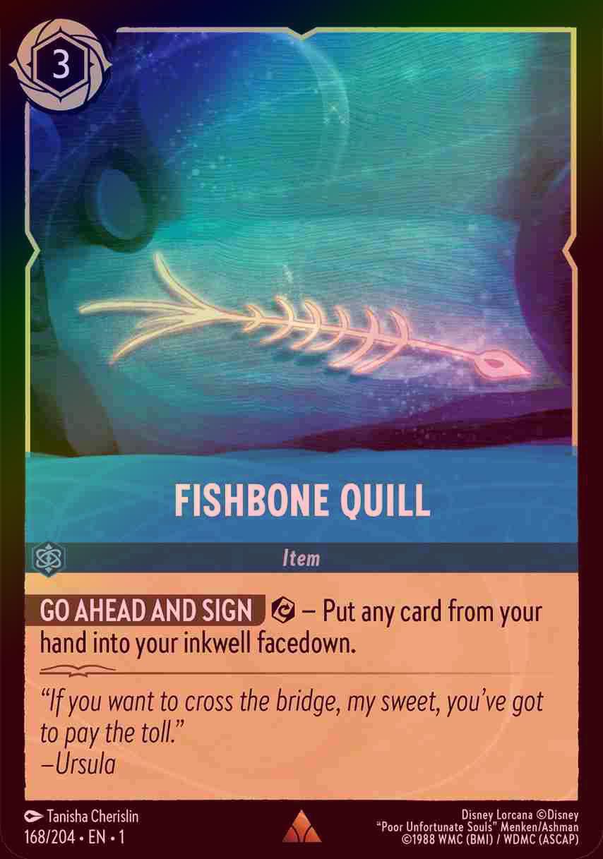 【FOIL】Fishbone Quill [1ST-168/204-R]