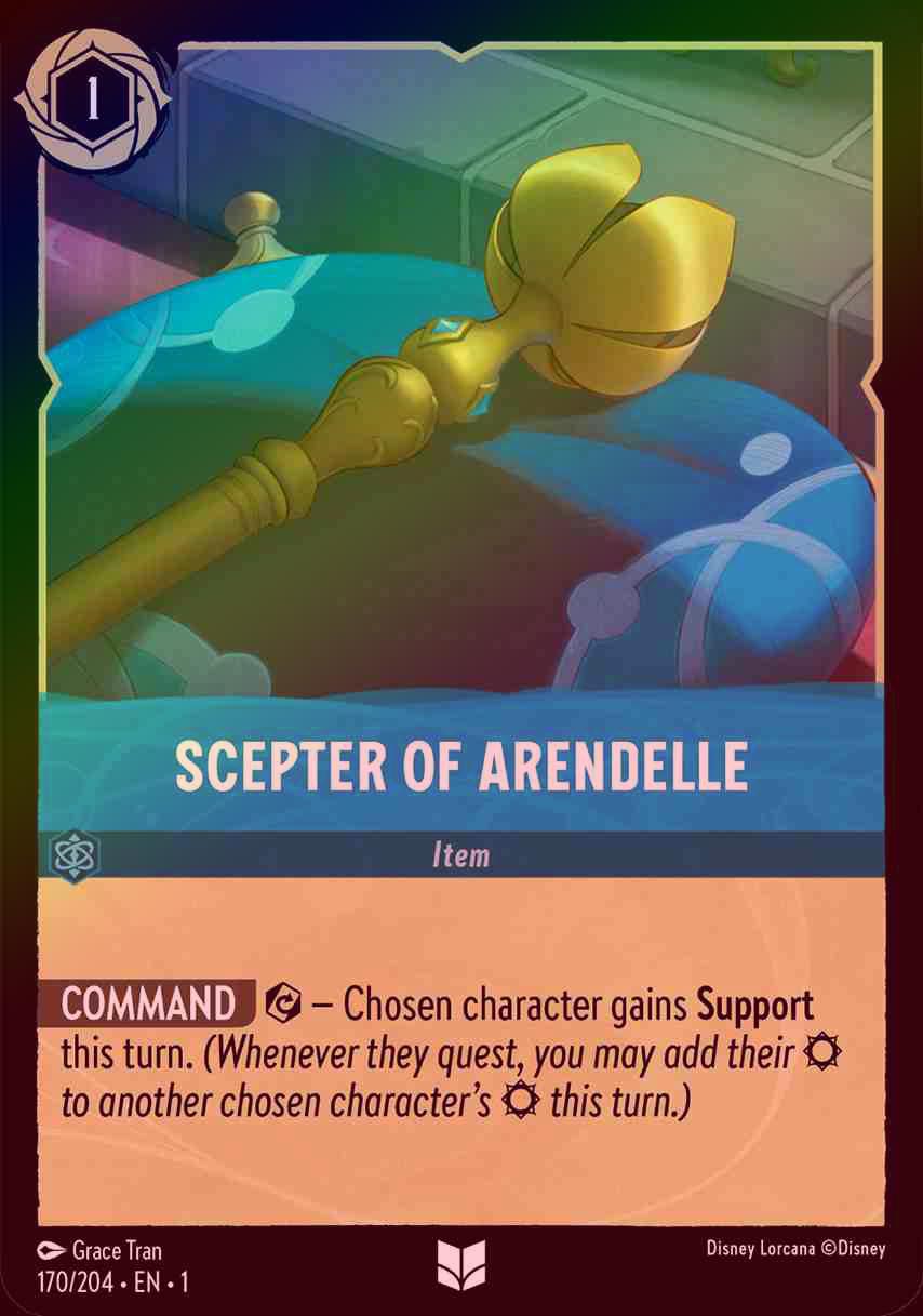 【FOIL】Scepter Of Arendelle [1ST-170/204-U]
