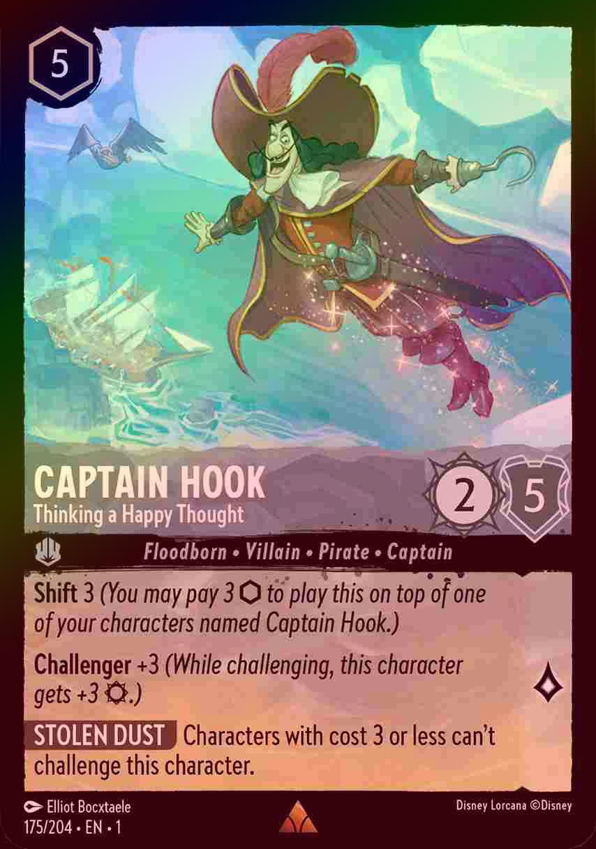 【FOIL】Captain Hook - Thinking A Happy Thought [1ST-175/204-R]