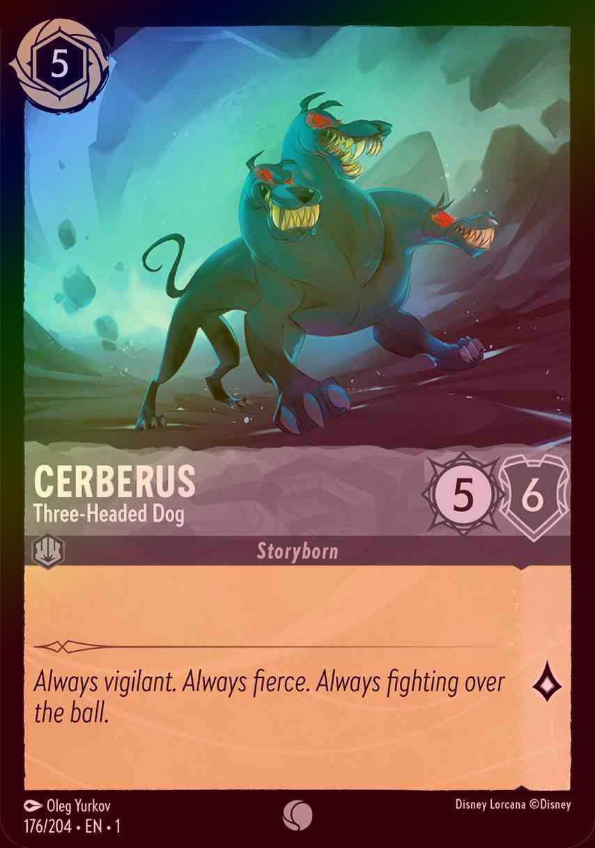 【FOIL】Cerberus - Three-Headed Dog [1ST-176/204-C]