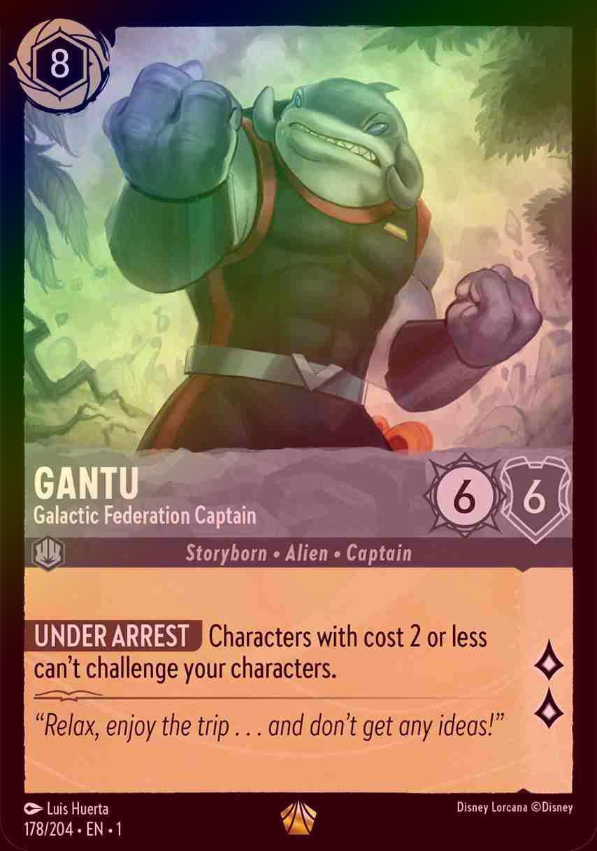 【FOIL】Gantu - Federation Captain [1ST-178/204-L]