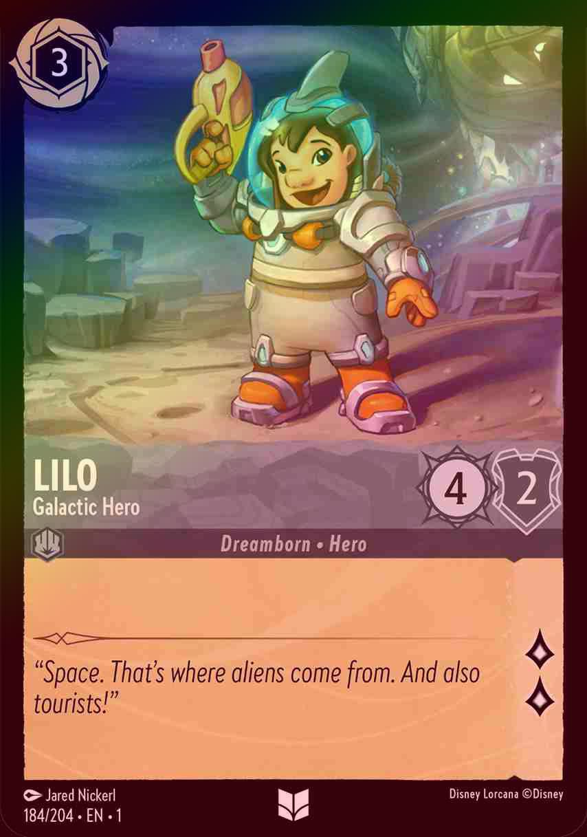 【FOIL】Lilo - Galactic Hero [1ST-184/204-U]