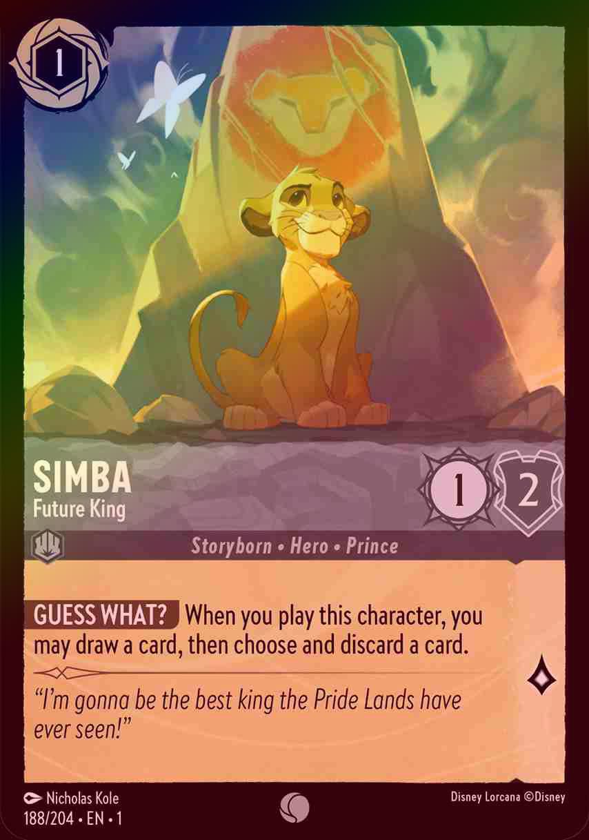 【FOIL】Simba - Future King [1ST-188/204-C]