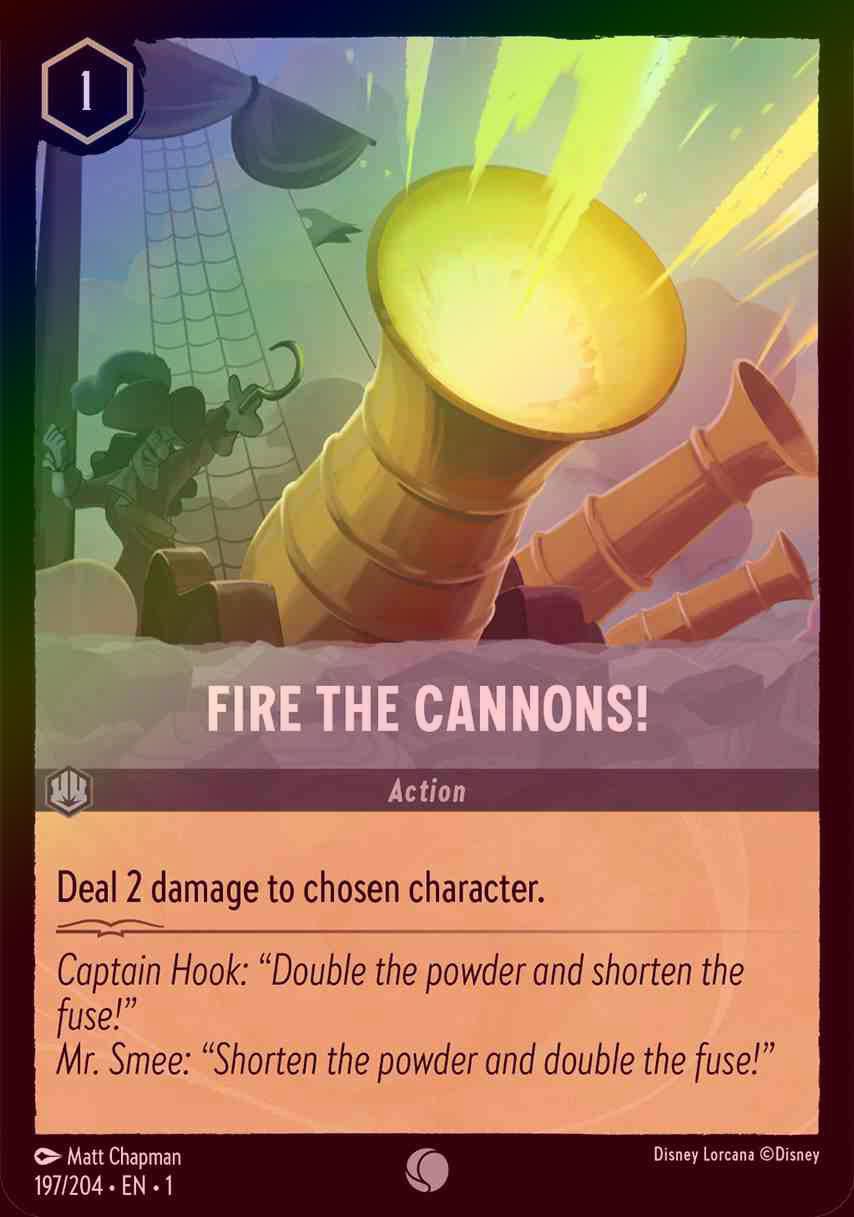 【FOIL】Fire The Cannons! [1ST-197/204-C]