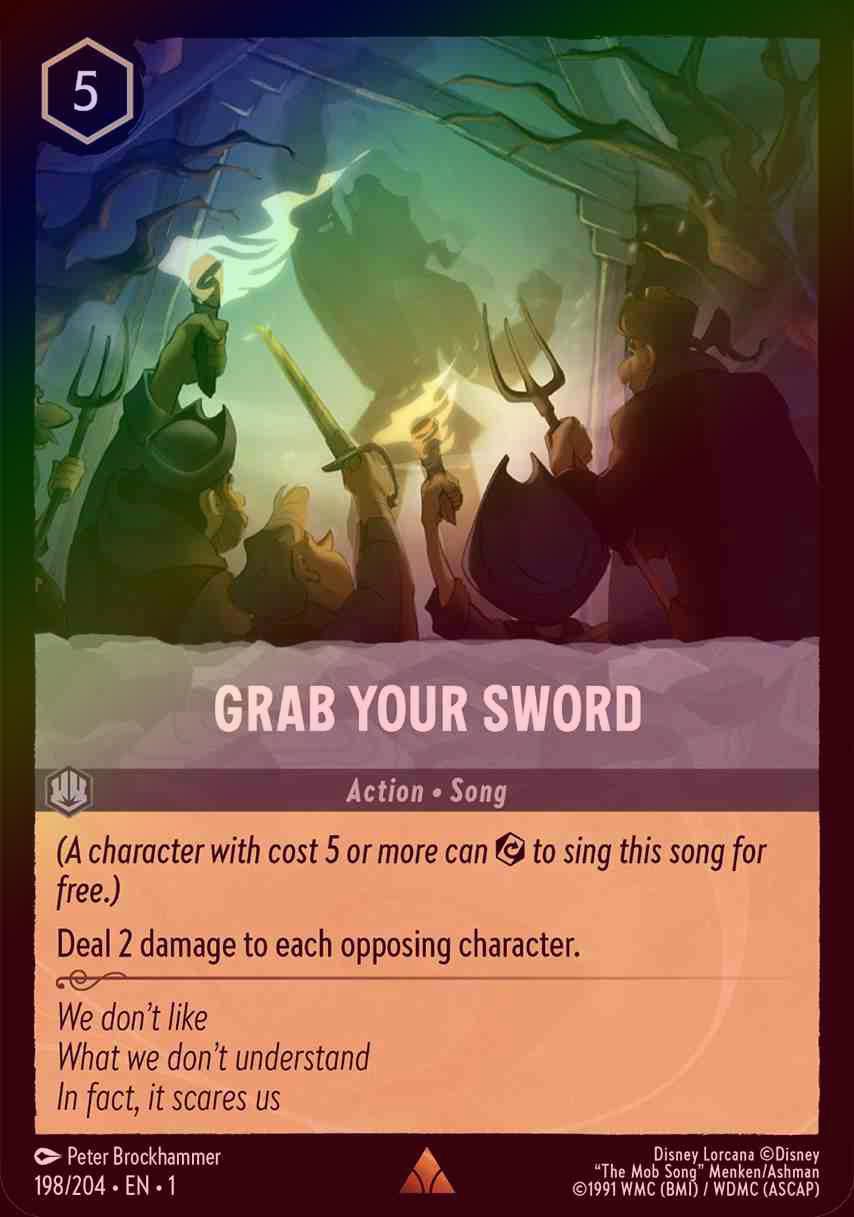 【FOIL】Grab Your Sword [1ST-198/204-R]