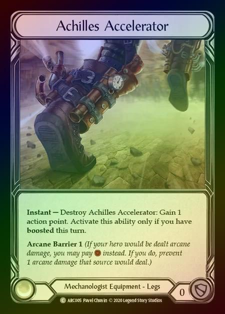 【RF】[Mechanologist] Achilles Accelerator [UL-ARC005-C] Rainbow Foil