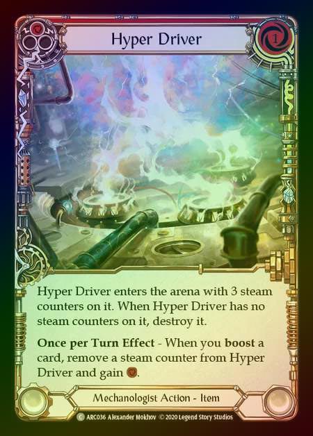 【RF】[Mechanologist] Hyper Driver [UL-ARC036-C] Rainbow Foil