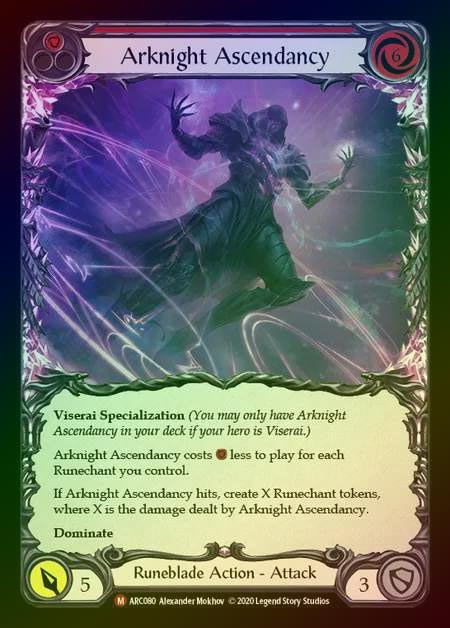 【RF】[Runeblade] Arknight Ascendancy [UL-ARC080-M] Rainbow Foil