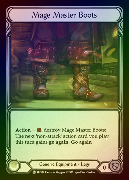 【RF】[Generic] Mage Master Boots [UL-ARC154-C] Rainbow Foil