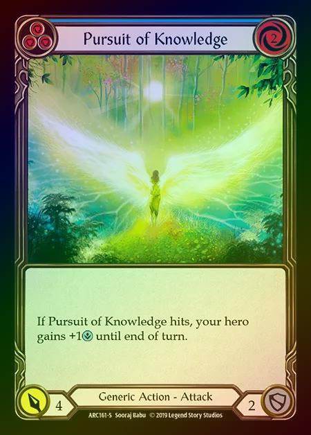 【RF】[Generic] Pursuit of Knowledge [1st-ARC161-S] Rainbow Foil