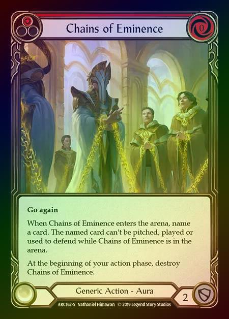 【RF】[Generic] Chains of Eminence [1st-ARC162-S] Rainbow Foil