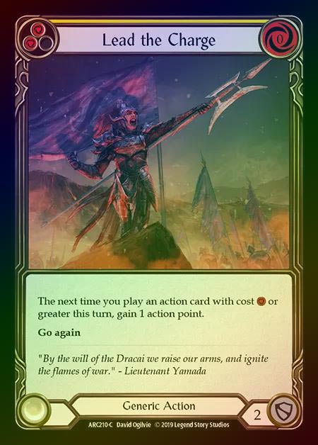【RF】[Generic] Lead the Charge (yellow) [1st-ARC210-C] Rainbow Foil