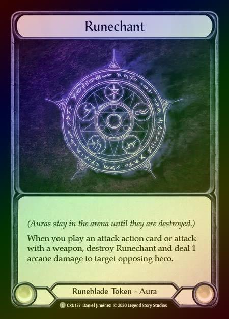 【RF】[Runeblade] Runechant [1st-CRU_157-C] Rainbow Foil