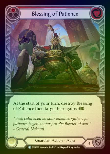 【RF】[Guardian] Blessing of Patience [DYN033-R] (red) Rainbow Foil