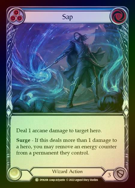 【RF】[Wizard] Sap [DYN208-C] (blue) Rainbow Foil