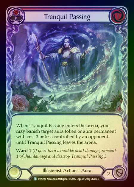 【RF】[Illusionist] Tranquil Passing [DYN221-R] (red) Rainbow Foil