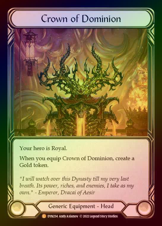 【RF】[Generic] Crown of Dominion [DYN234-L] Rainbow Foil