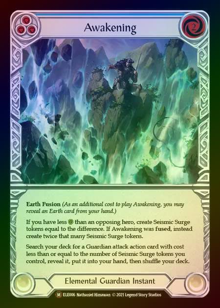 【RF】[Elemental Guardian] Awakening [UL-ELE006-M] Rainbow Foil