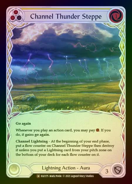 【RF】[Lightning] Channel Thunder Steppe [UL-ELE175-M] Rainbow Foil