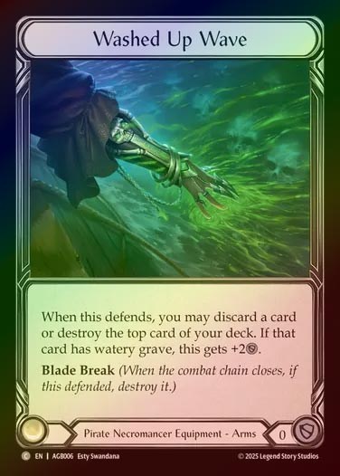 【RF】【EN】[Pirate Necromancer] 群がりの波/Washed Up Wave [AGB006-C]