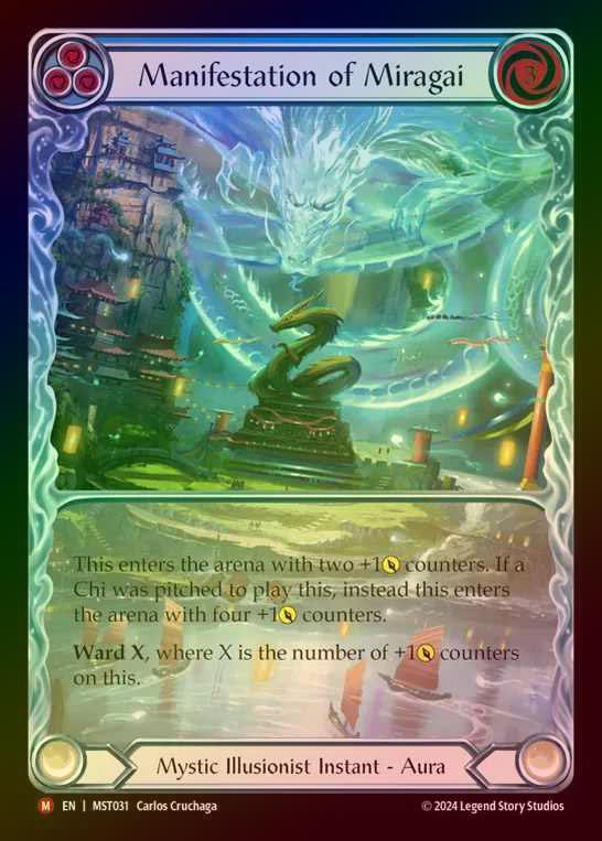 【RF】【EN】 [Mystic Illusionist] ミラガイの顕現/Manifestation of Miragai (Extended Art) [MST031-M]