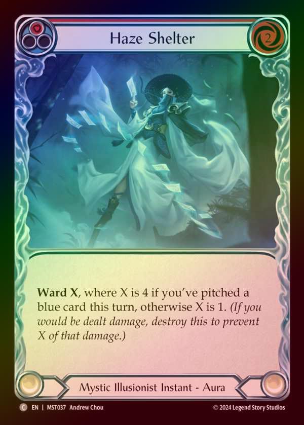 【RF】【EN】 [Mystic Illusionist] 霞の保護/Haze Shelter (red) [MST037-C]