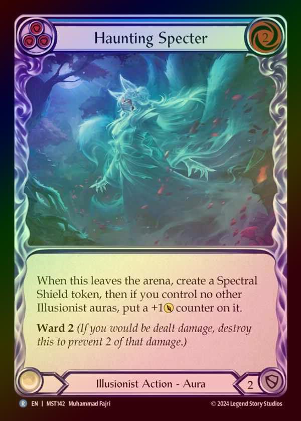 【RF】【EN】 [Illusionist] 憑依の亡霊/Haunting Specter (blue) [MST142-R]