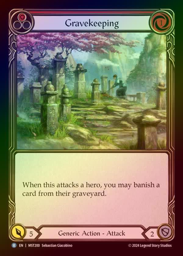 【RF】【EN】 [Generic] 墓守り/Gravekeeping (red) [MST200-R]