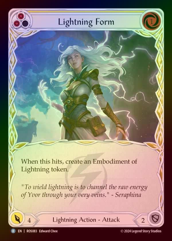 【RF】【EN】[Lightning] 稲妻の表象/Lightning Form (yellow) [ROS083-R]