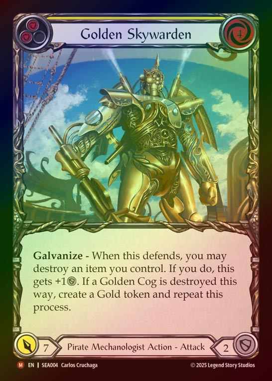 【RF】【EN】[Pirate Mechanologist] 黄金の天空機士/Golden Skywarden [SEA004-M]