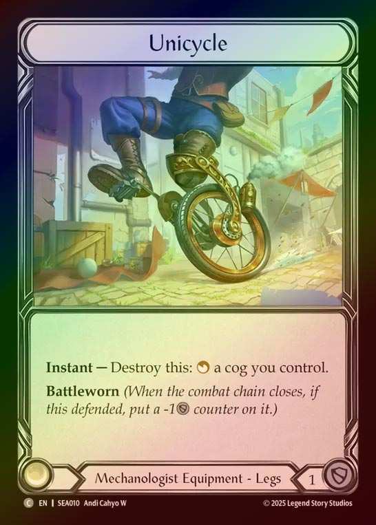 【RF】【EN】[Mechanologist] 装着型一輪車/Unicycle [SEA010-C]