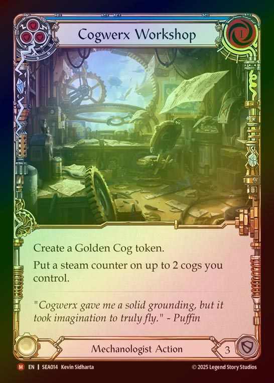 【RF】【EN】[Mechanologist] コグワークスの工房/Cogwerx Workshop [SEA014-M]
