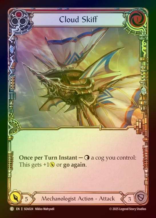 【RF】【EN】[Mechanologist] 飛雲艇/Cloud Skiff(red)  [SEA024-C]