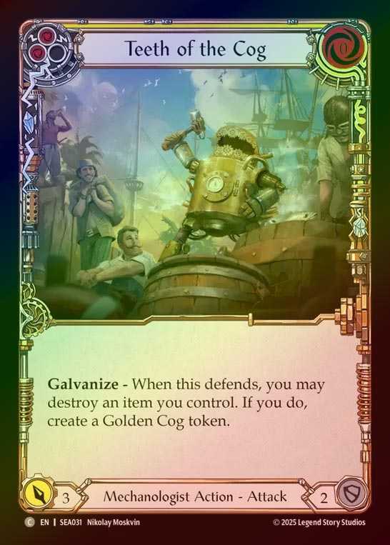 【RF】【EN】[Mechanologist] 歯車軋り/Teeth of the Cog(yellow)  [SEA031-C]