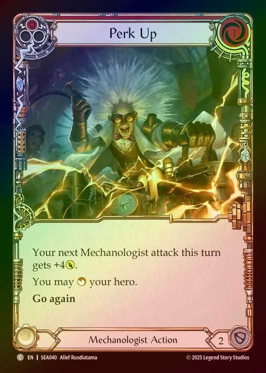 【RF】【予約商品】【EN】[Mechanologist] 元気溌剌/Perk Up (red)  [SEA040-C]