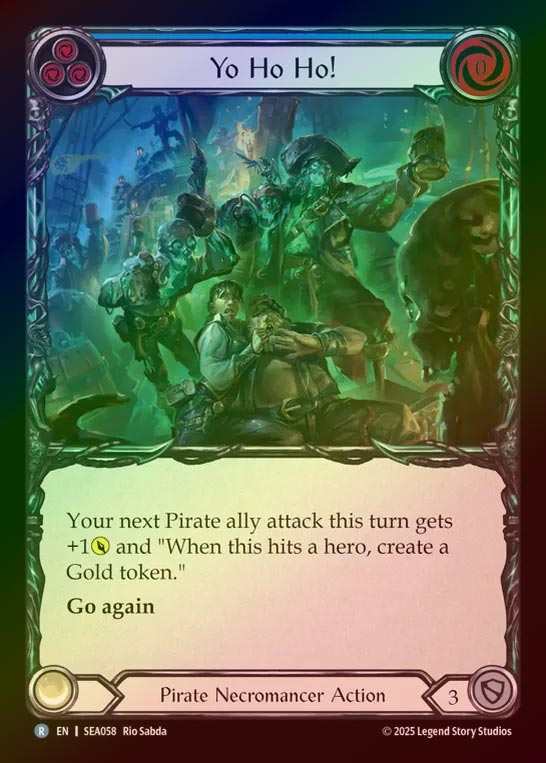 【RF】【予約商品】【EN】[Pirate Necromancer] ヨーホッホ！/Yo Ho Ho! (blue)  [SEA058-R]