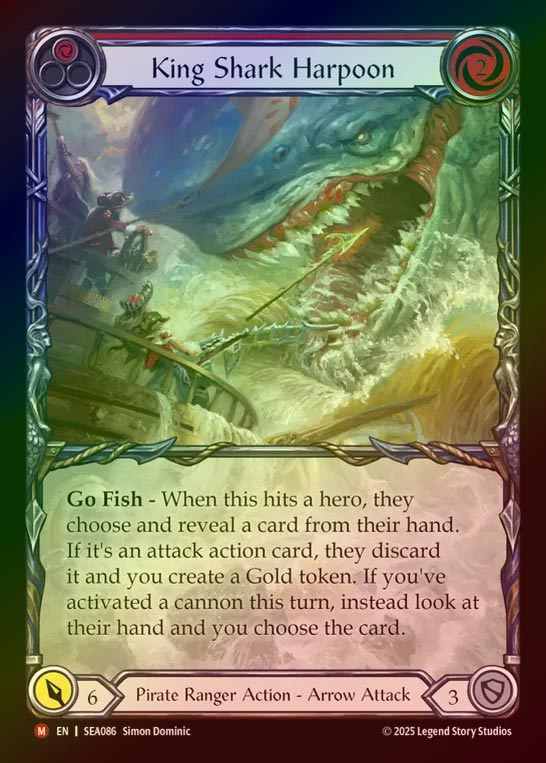 【RF】【予約商品】【EN】[Pirate Ranger] キングシャークの銛/King Shark Harpoon (Extended Art)  [SEA086-M]